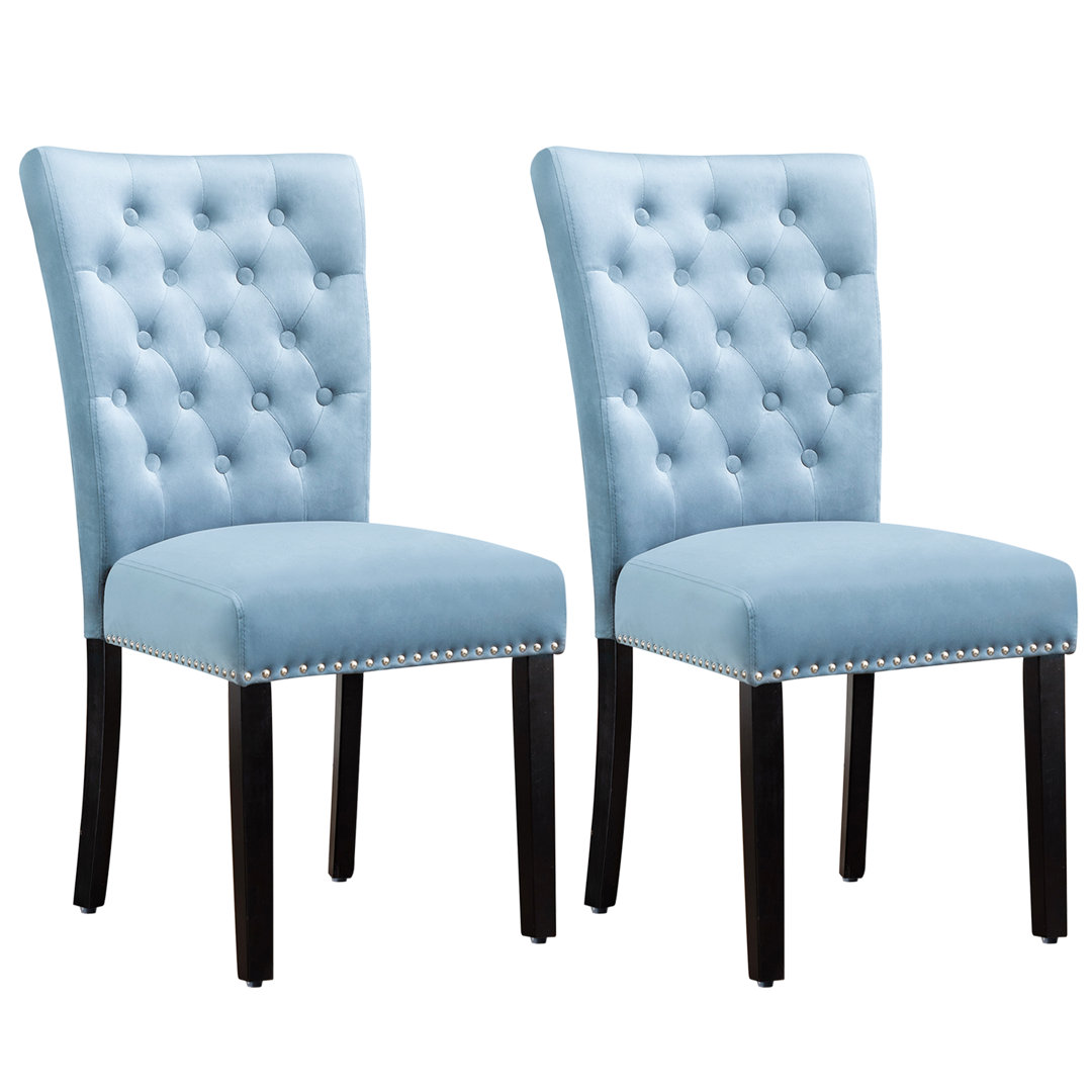 Amdan Tufted Velvet Modern Dining Chair